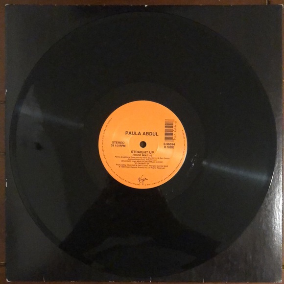 Paula Abdul Straight Up Vinyl Lp '88 - Picture 4 of 5